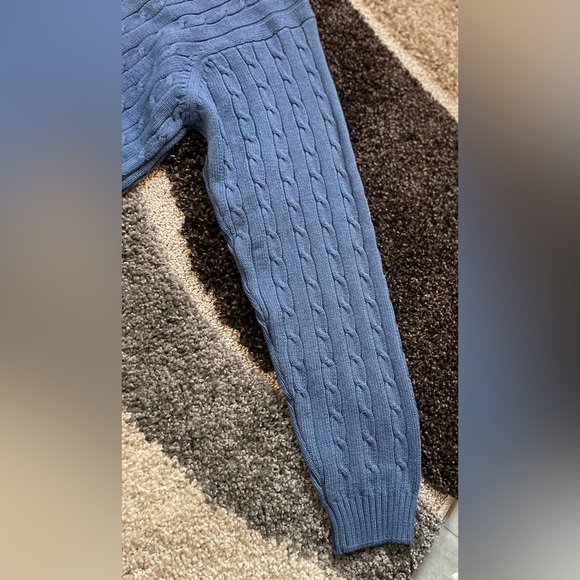 Men’s Izod Cable Knit L/S Crewneck Pullover 100% Cotton Sweater/Sz L-NWT-Quick - Picture 9 of 14